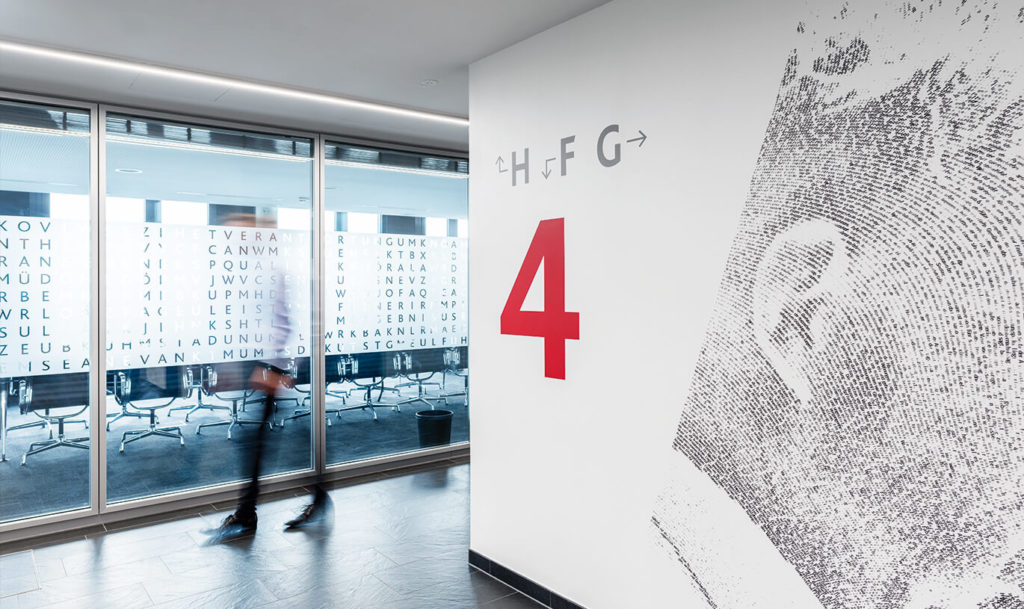 Verinion – Signage & Corporate Graphics Kunde Funke Mediengruppe
