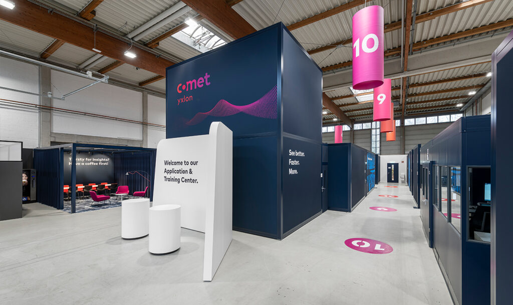 Verinion – Signage & Corporate Graphics, Kunde Comet Yxlon